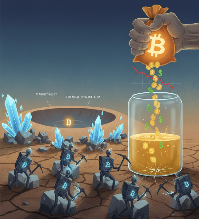 Biên lợi nhuận thợ đào Bitcoin bị thu hẹp: Dấu hiệu thiết lập lại thị trường và tiềm năng tạo đáy mới