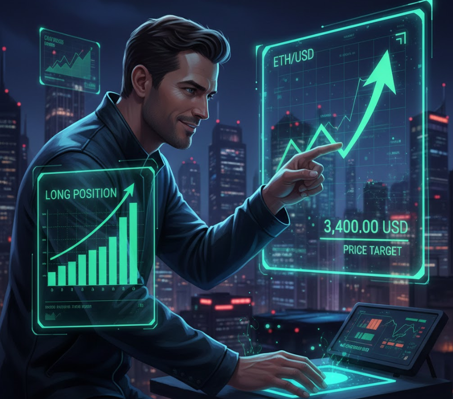 Trader tăng cường vị thế ETH, đặt mục tiêu giá 3.400 đô la