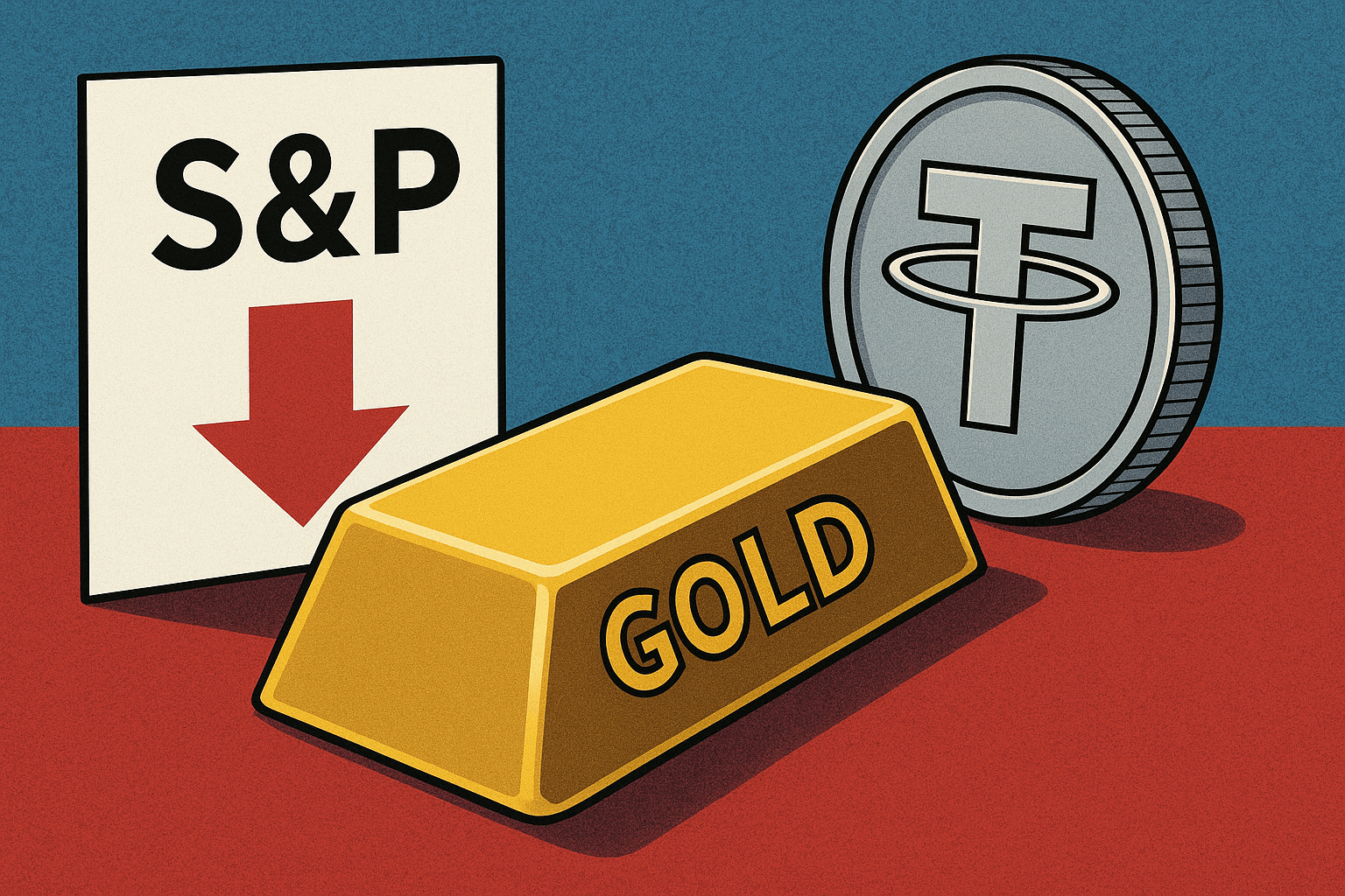 Tại sao S&P hạ bậc Tether sau khi công ty mua nhiều vàng hơn bất kỳ quốc gia nào