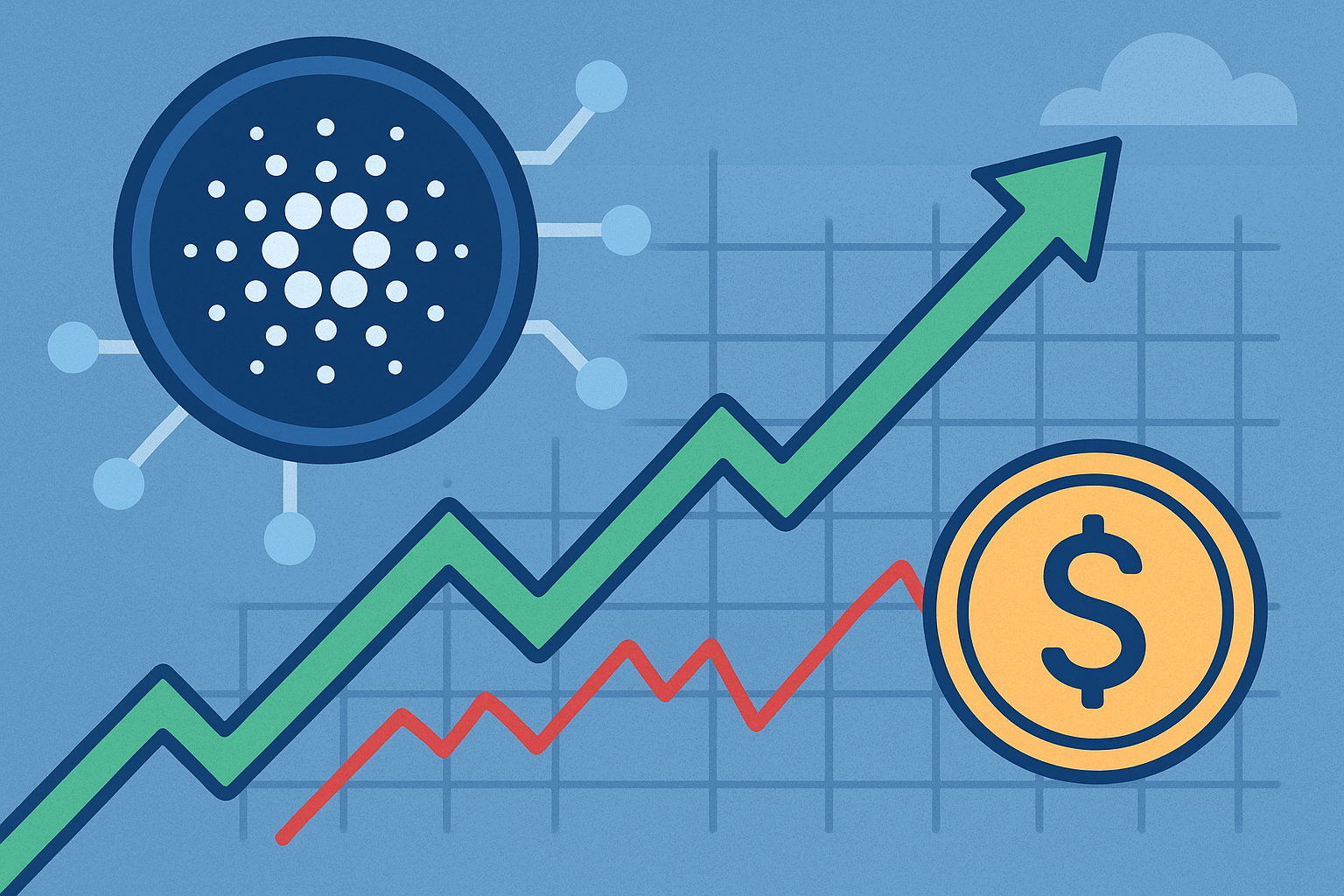 Hoạt động mạng lưới Cardano tăng tác động thế nào đến giá?