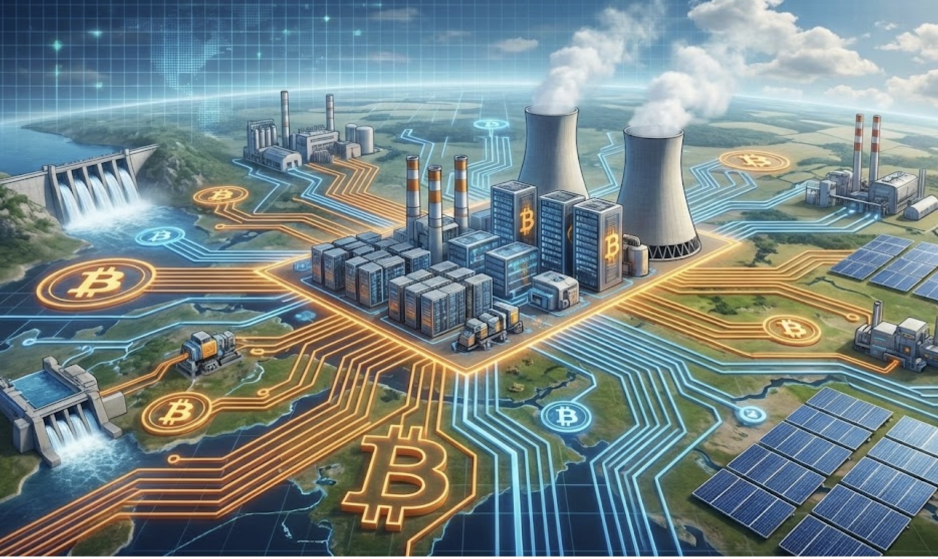 Bitcoin và ngành công nghiệp điện năng: Khi năng lượng quyết định vị trí, không phải con người