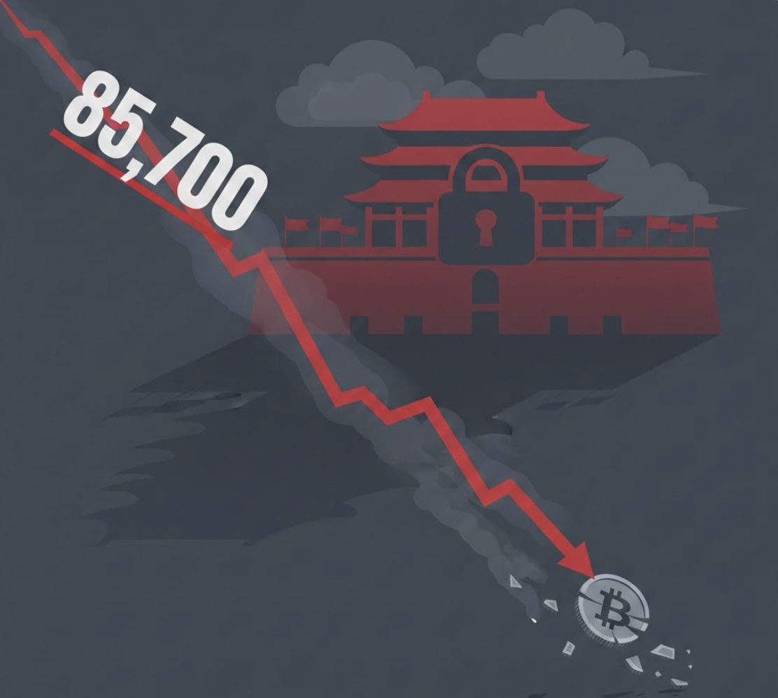 Những áp lực này đã khiến Bitcoin lao dốc về 85.700 USD