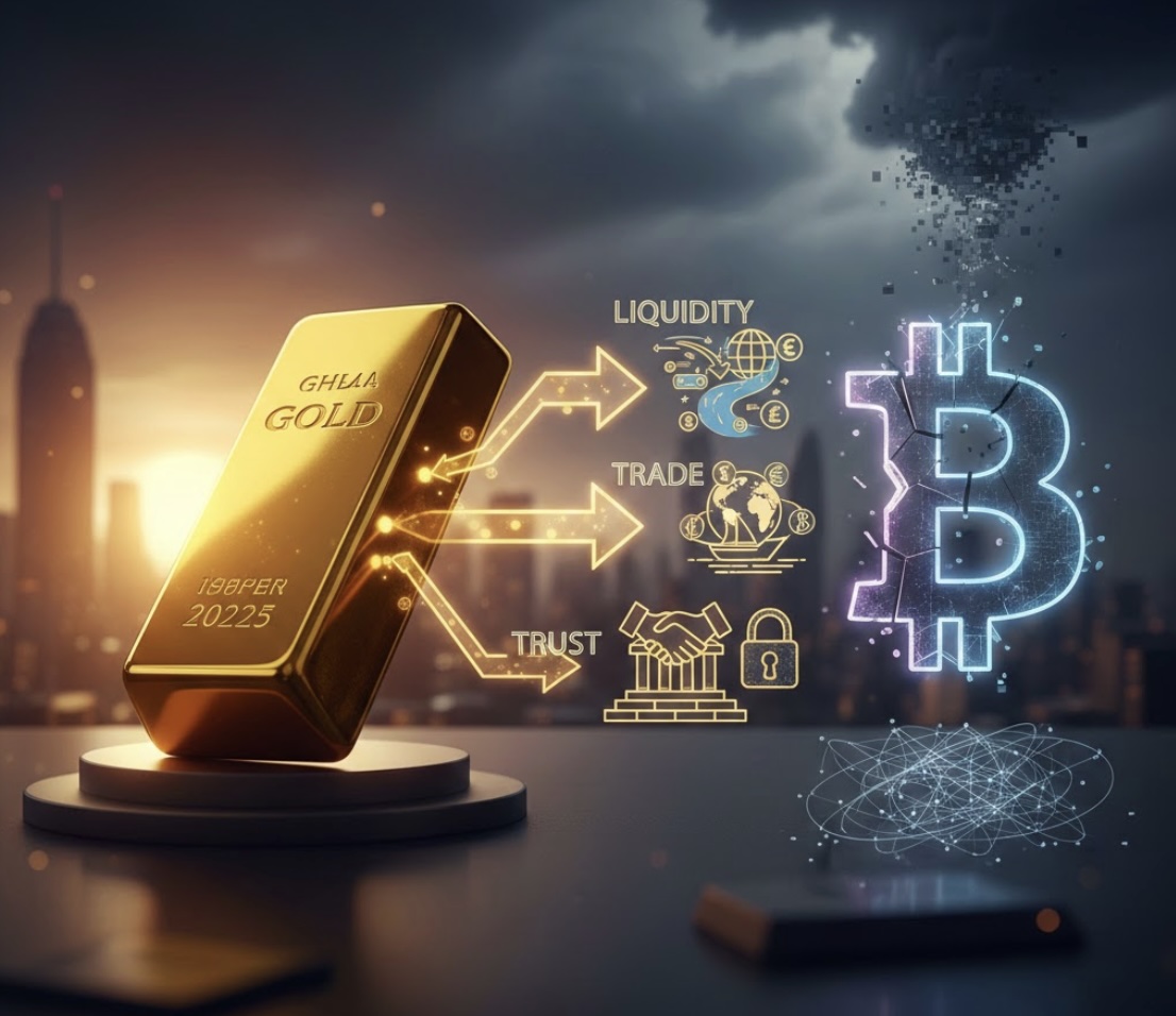 Tại sao vàng vượt trội so với Bitcoin năm 2025 bất chấp cơn sốt ETF?