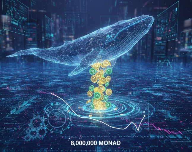 Cá voi xả 8 triệu Monad (MON) trong 24 giờ: Giá có đứng vững?