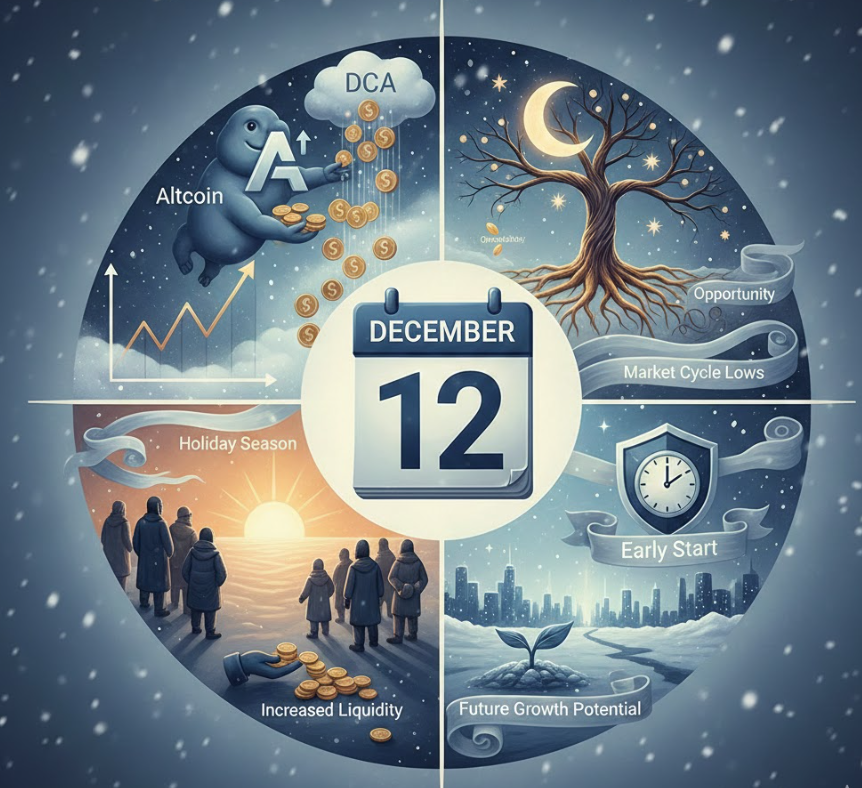 4 lý do tháng 12 có thể là thời điểm tốt nhất để bắt đầu DCA vào Altcoin