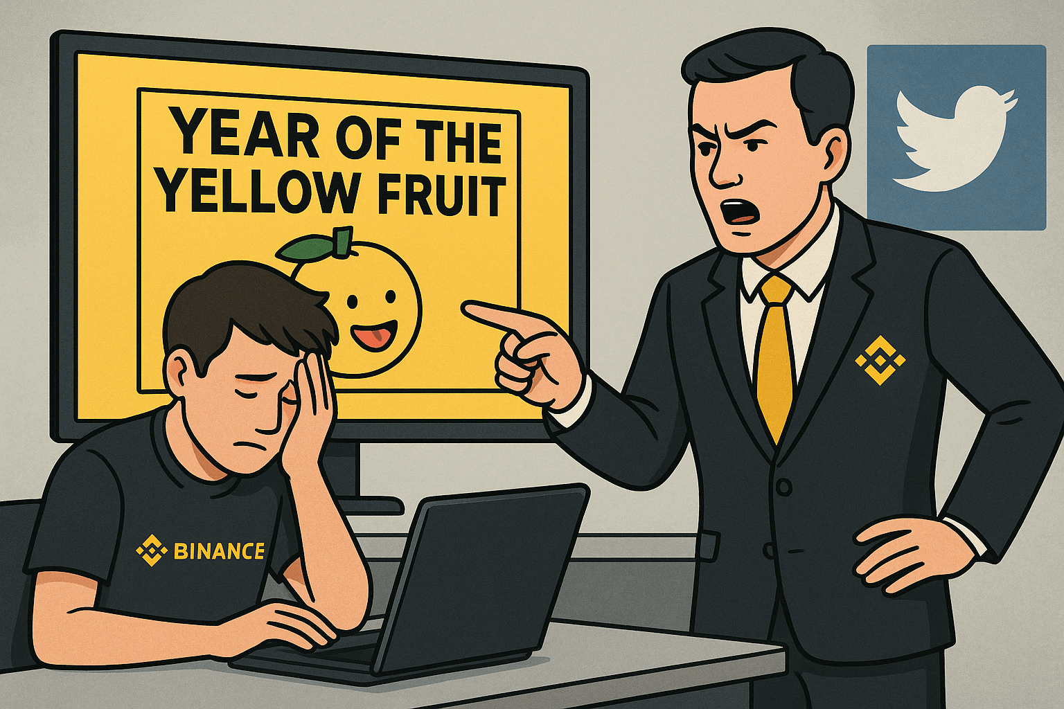Binance đình chỉ nhân viên đăng quảng cáo memecoin “Year of the Yellow Fruit” lên X