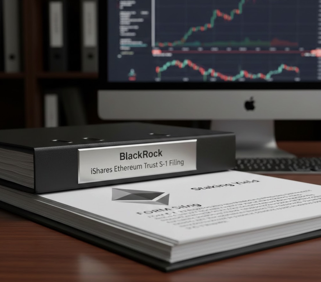 BlackRock nộp hồ sơ S-1 cho quỹ ETF Ethereum staking mới