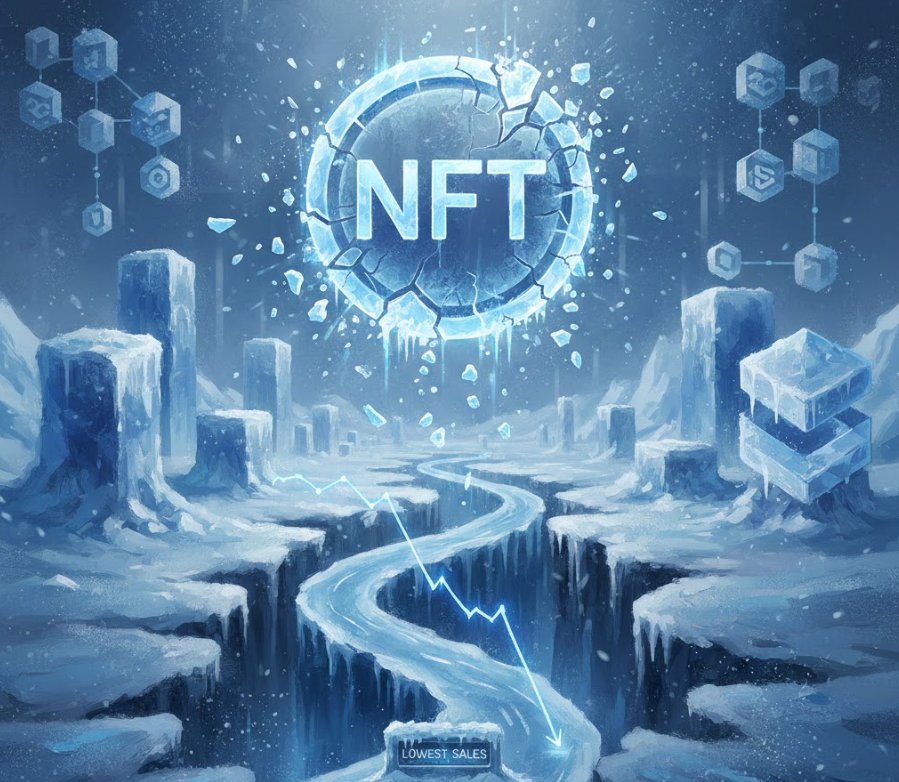 Mùa đông NFT ngày càng lạnh khi doanh số hàng tháng đạt mức thấp nhất trong năm