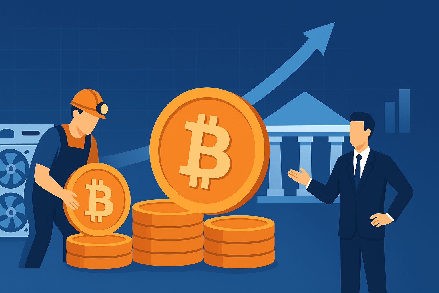 Thợ mỏ Bitcoin đang dẫn dắt làn sóng doanh nghiệp tích lũy BTC