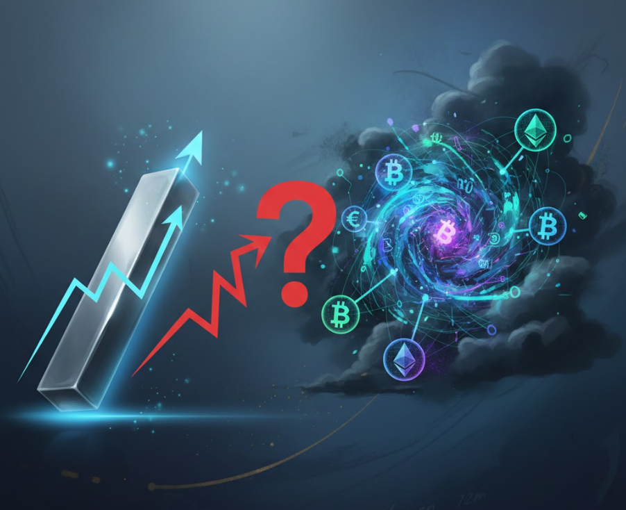 Bạc tăng giá có thể là tín hiệu cảnh báo sớm cho tiền điện tử?