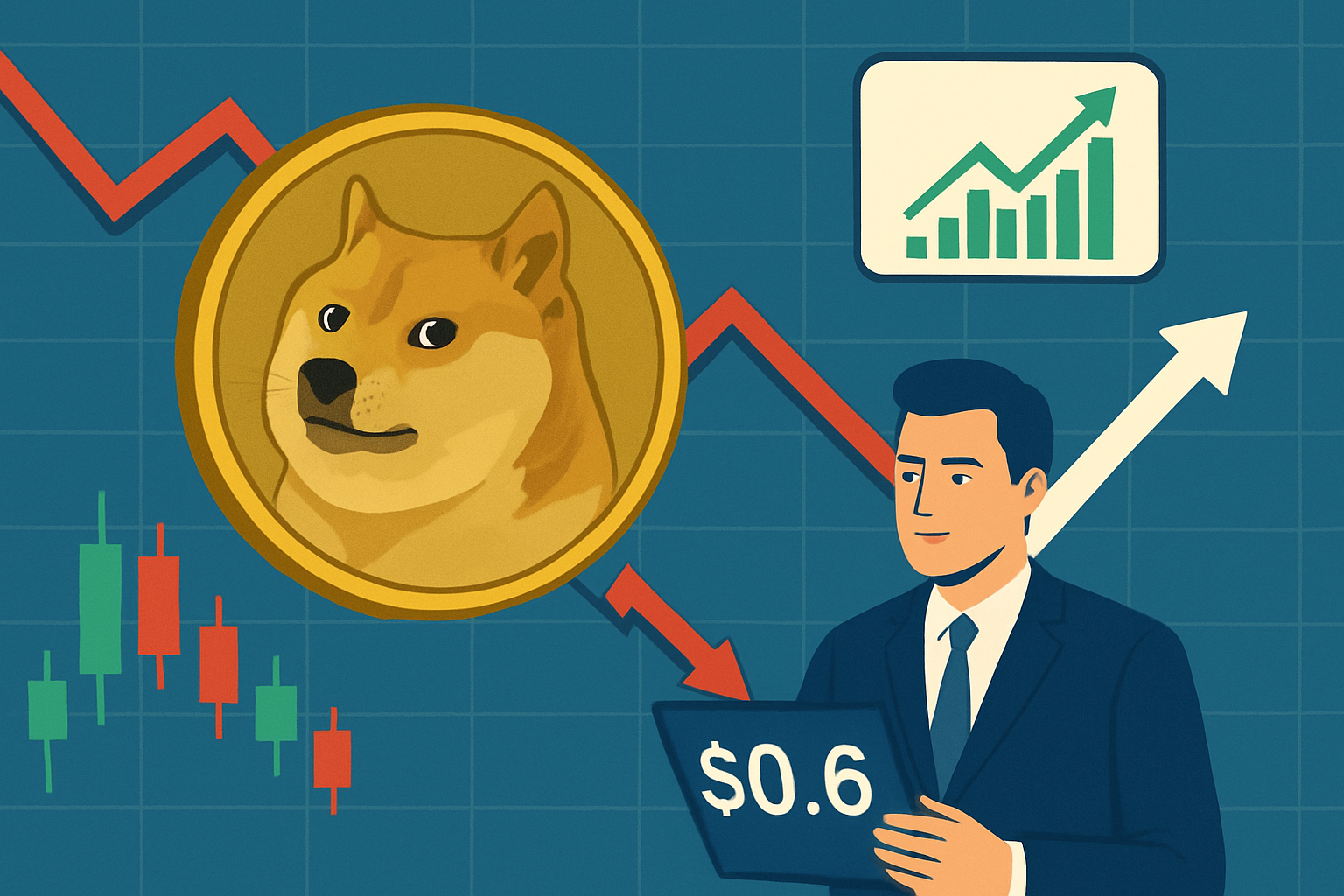 Giá Dogecoin sẽ chạm mức 0,6 USD nếu vượt qua ngưỡng kháng cự này trước tiên