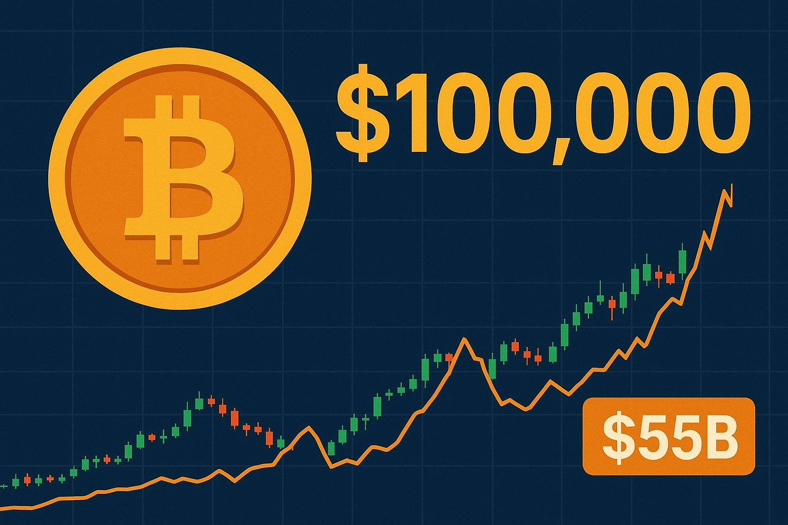 Thị trường quyền chọn Bitcoin 55 tỷ USD dồn sự chú ý vào mốc 100.000 USD