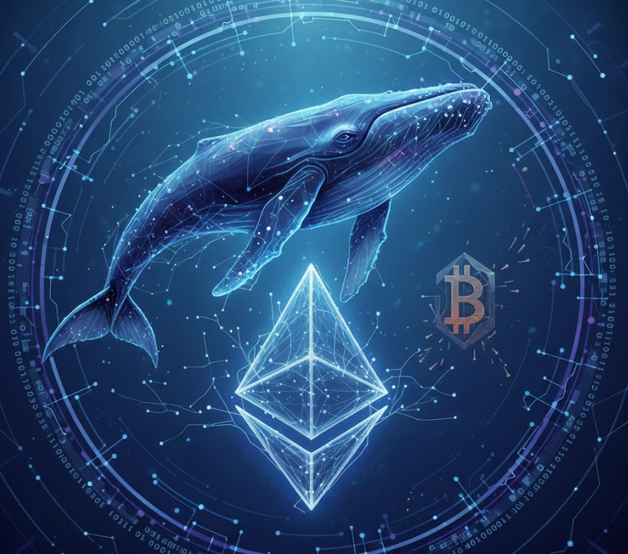 Dữ liệu cho thấy cá voi ngày càng ưa chuộng Ethereum hơn Bitcoin