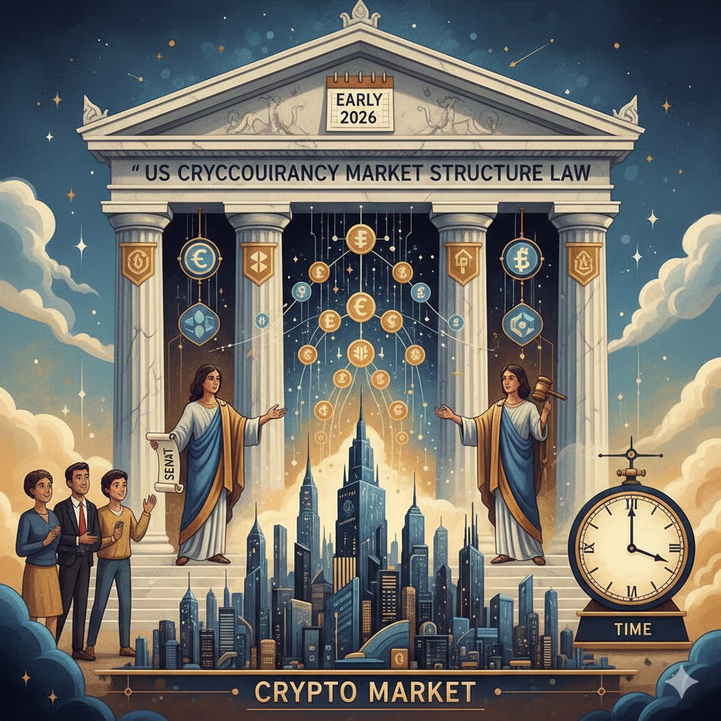Luật về cấu trúc thị trường tiền điện tử của Mỹ dự kiến ​​sẽ được thông qua vào đầu năm 2026