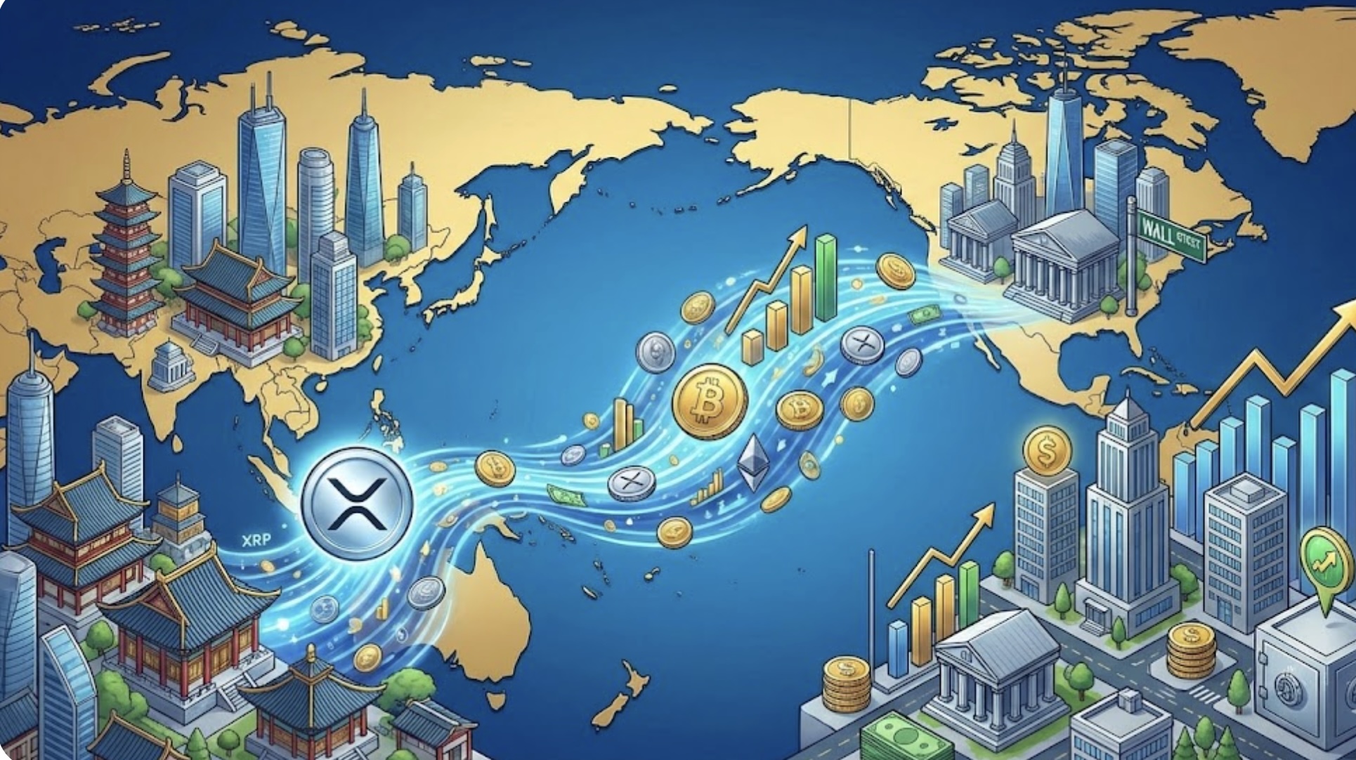 Từ châu Á đến Mỹ, XRP dần trở thành tài sản số tạo lợi suất cho tổ chức