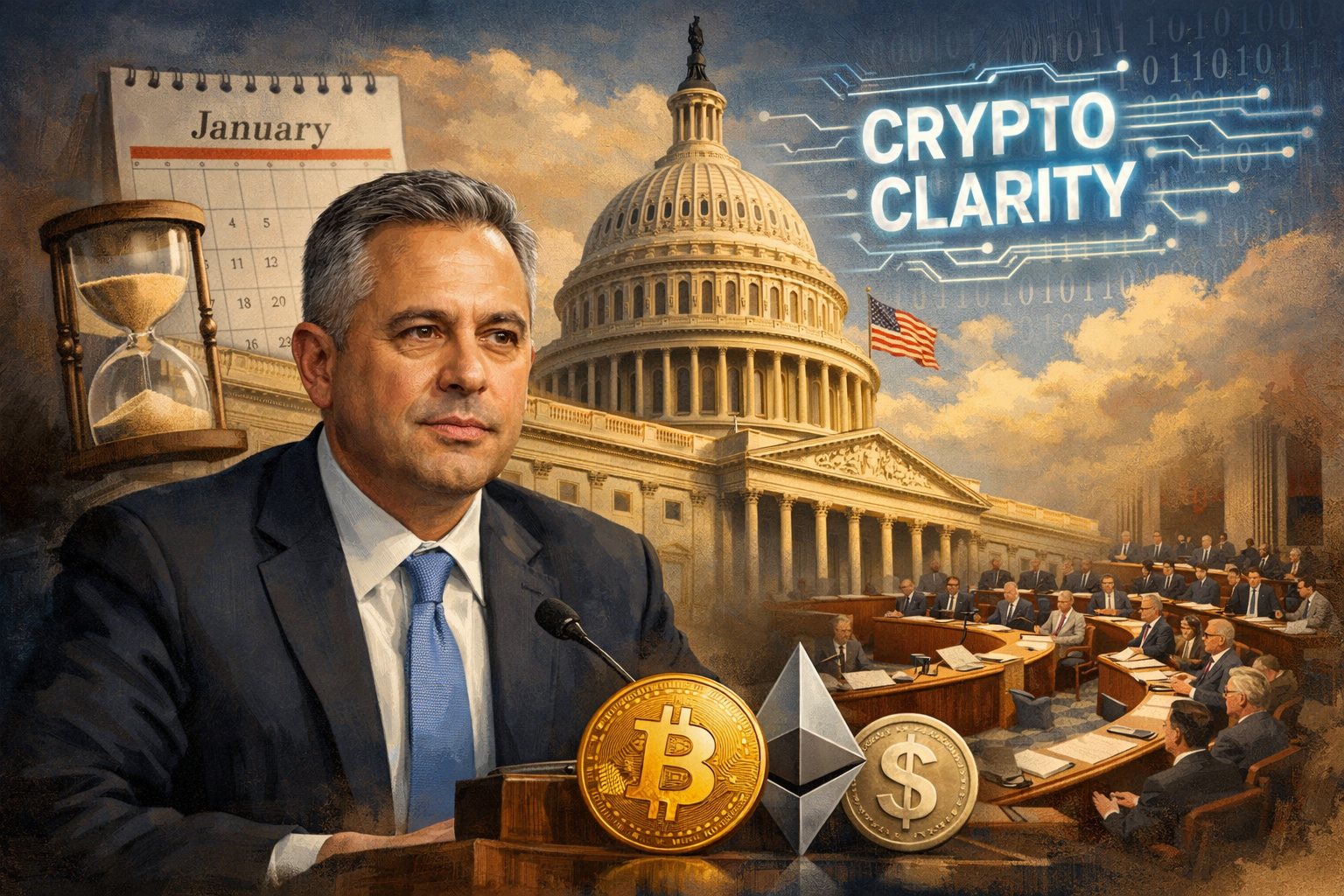 David Sacks: Dự luật CLARITY Act dự kiến ​​sẽ được Thượng viện xem xét vào tháng Giêng