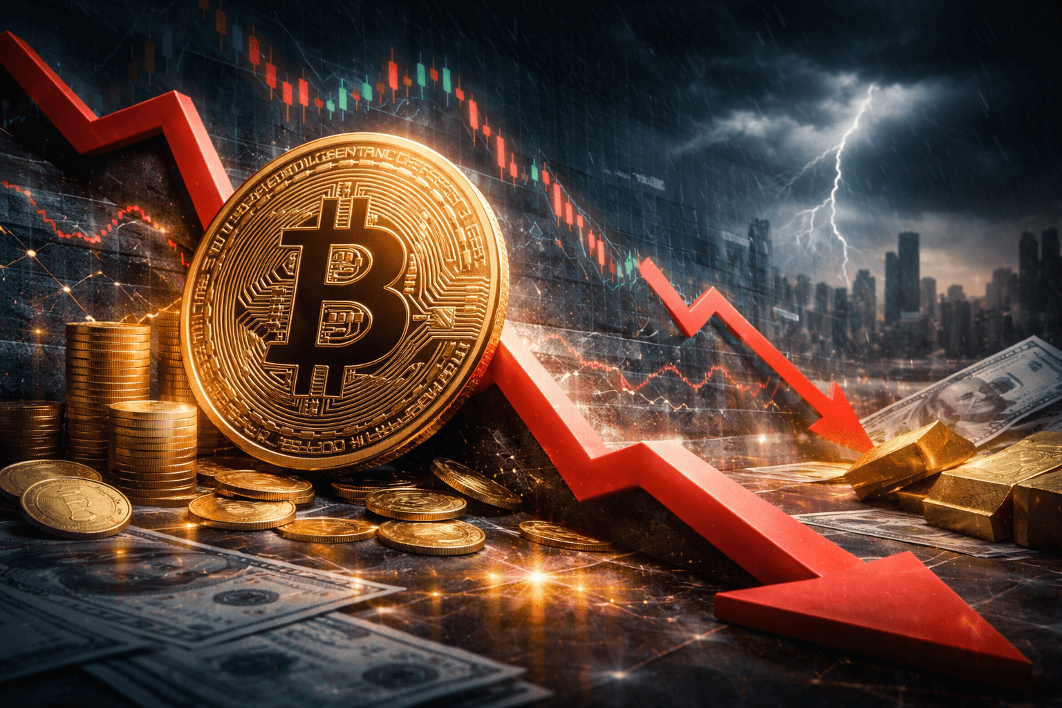 Bitcoin bị kìm dưới 92.000 USD khi tâm lý né rủi ro bao trùm thị trường