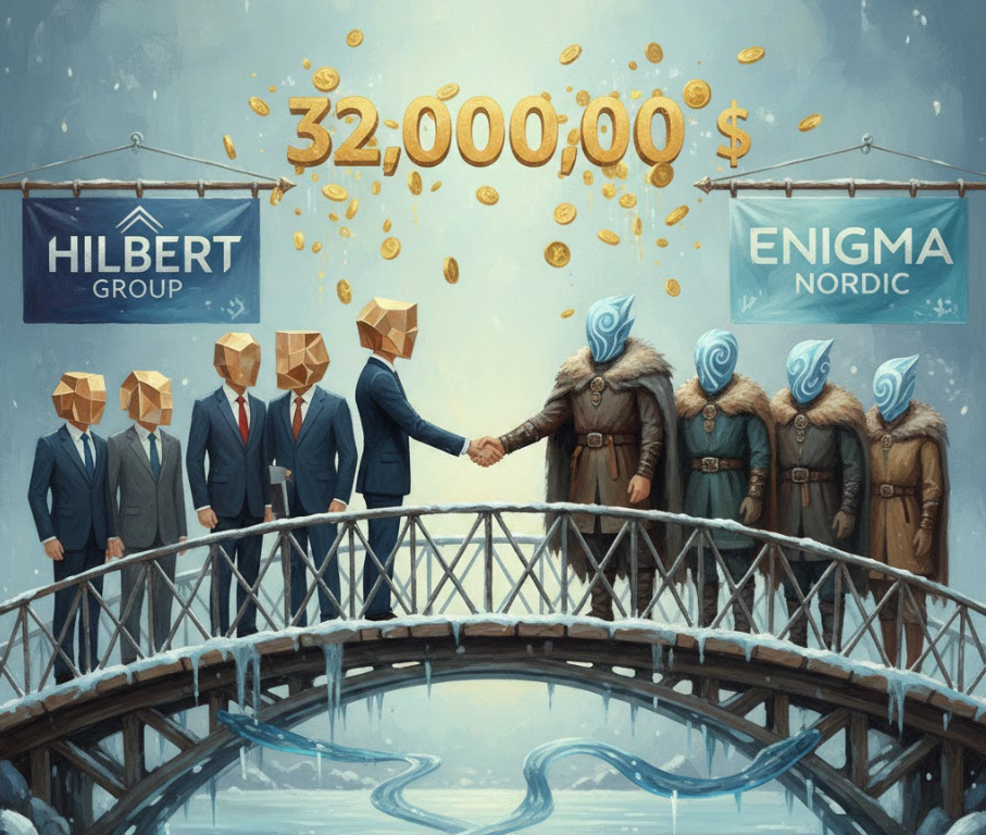 Hilbert Group mua lại Enigma Nordic với giá 32 triệu đô la