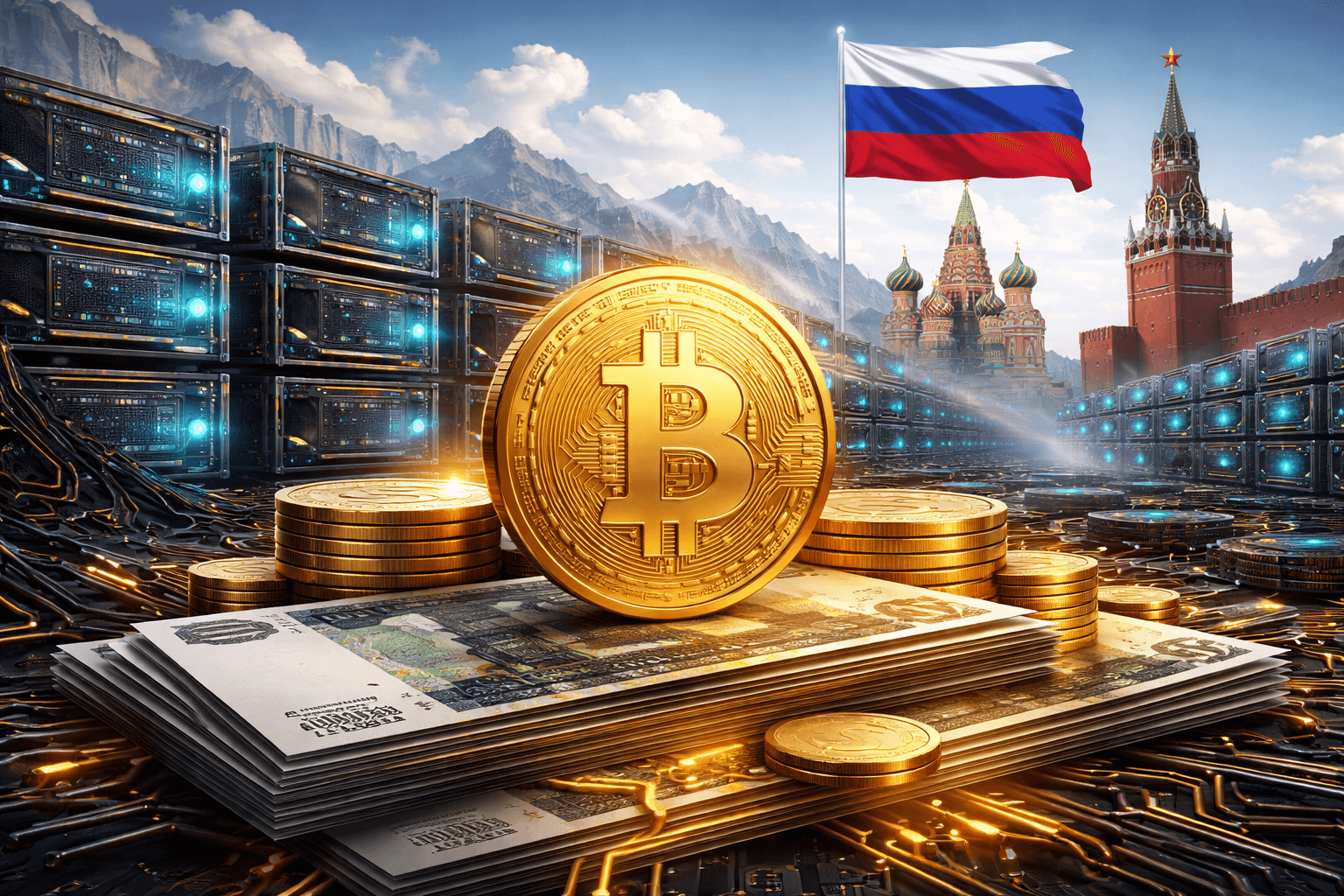Nga thừa nhận khai thác Bitcoin là yếu tố hỗ trợ sức mạnh đồng ruble