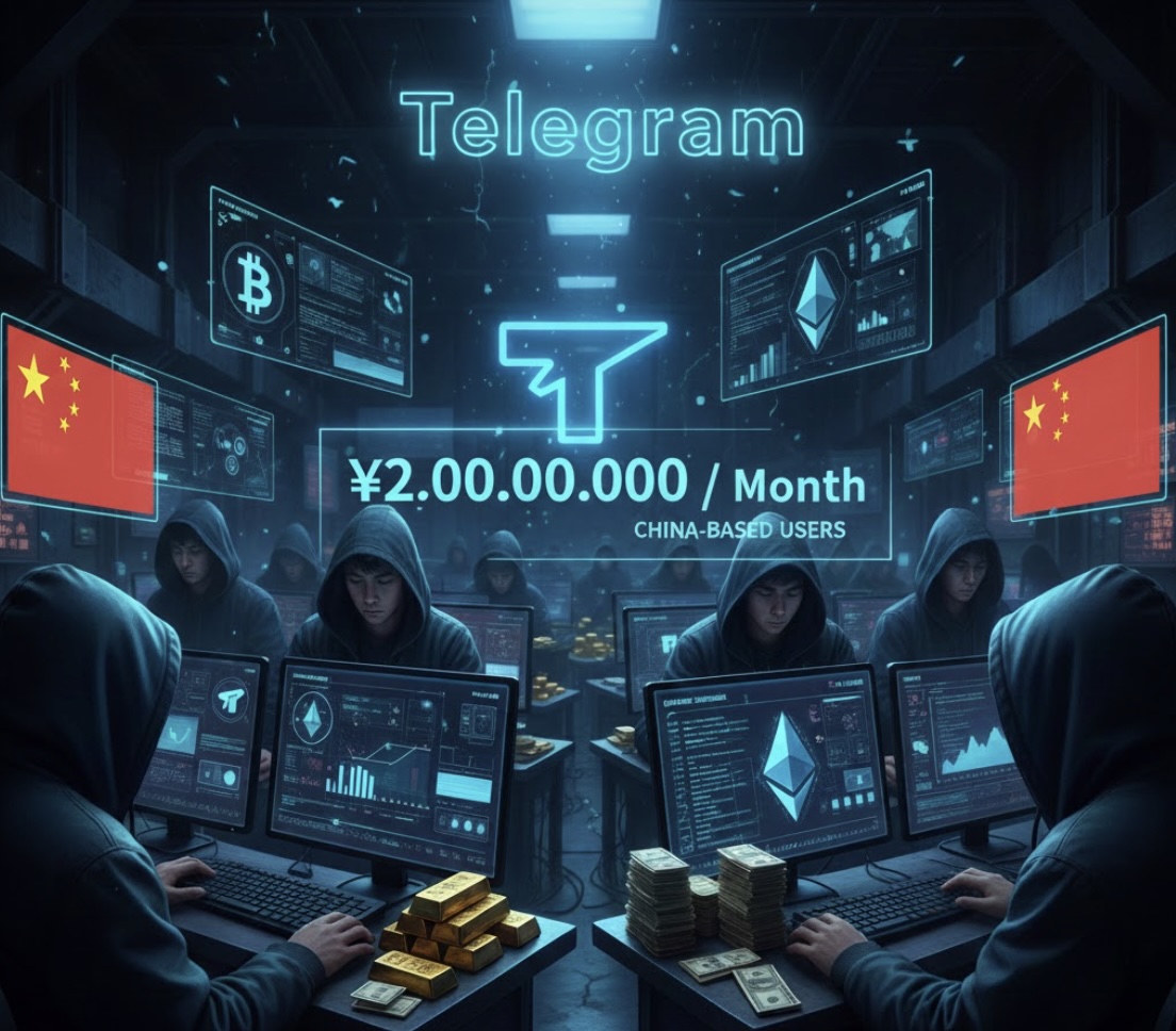 Chợ đen crypto trên Telegram đạt 2 tỷ USD/tháng cho người dùng Trung Quốc