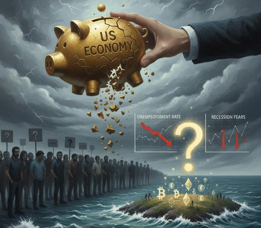 Tình trạng mất việc làm dấy lên lo ngại về suy thoái kinh tế Mỹ: Điều này có ý nghĩa gì đối với tiền điện tử?