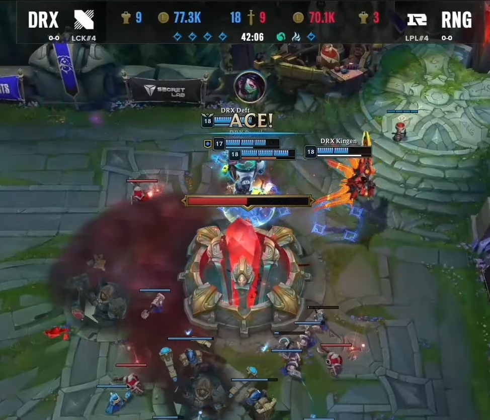 DRX đã có chiến thắng bất ngờ trước RNG