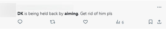 "DK đang bị kéo thụt lùi vì Aiming. Hãy buông cậu ấy đi"