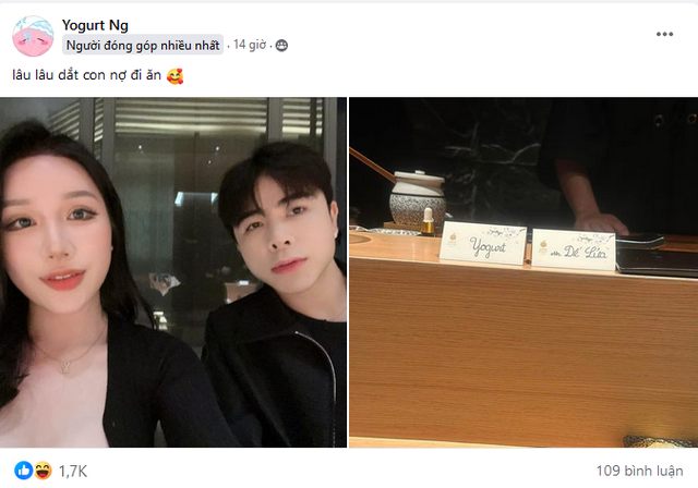 Cô nàng đăng ảnh đi chơi cùng Zeros mới đây