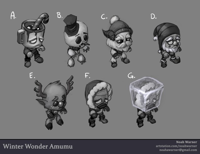 Giáng Sinh đã qua hơn 1 tháng nhưng game thủ vẫn tự mình thiết kế skin Amumu Mùa Đông Kỳ Diệu - Ảnh 3.