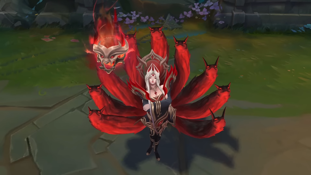 Ahri sẽ có một hình tượng mặt quỷ tượng trưng cho biệt danh 