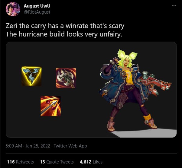 Không thể cân bằng, Riot liền xóa tương tác bá đạo giữa Cuồng Cung Runaan với chiêu cuối của Zeri - Ảnh 3.