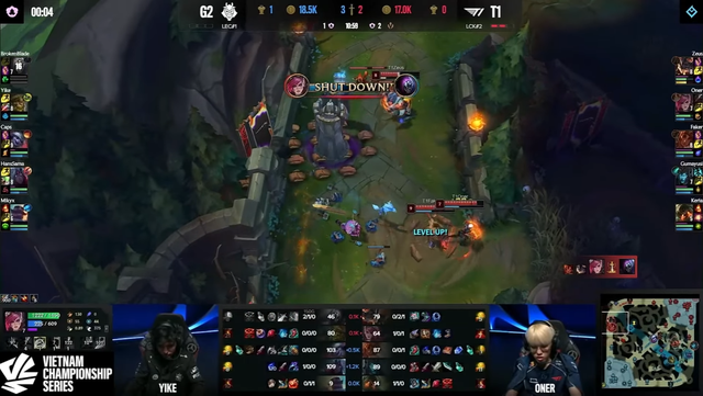 T1 thực sự đã khiến khán giả và có thể là cả G2 cũng bất ngờ