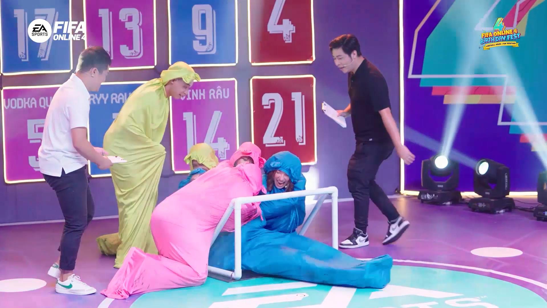 Độ Mixi, Đình Trọng đả bại Vinh Râu, Tiến Dũng trong Gameshow thực tế mừng sinh nhật FIFA Online 4 Birthday Fest - Ảnh 3.