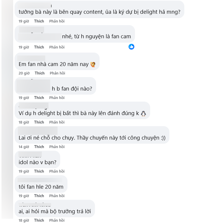 Không ít khán giả thi nhau làm fan HLE