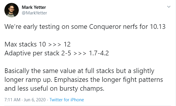 Công bố nerf tiếp ngọc Chinh Phục, phải chăng Riot Games muốn giảm sức mạnh triệt để Yasuo? - Ảnh 2.
