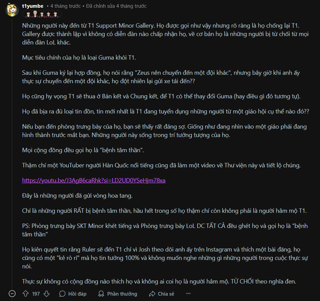 Giải mã hội anti-fan ám ảnh T1, cả Faker lẫn Zeus đều từng là nạn nhân trước cả Guma- Ảnh 4.