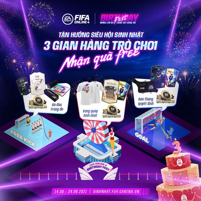 FIFA Online 4 kỷ niệm sinh nhật 3 tuổi bằng siêu lễ với hàng ngàn phần quà cực khủng - Ảnh 2.