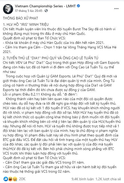 Quản lý SBTC Esports lần đầu lên tiếng sau án phạt, hẹn thời gian công khai đoạn clip ghi âm trong truyền thuyết - Ảnh 1.