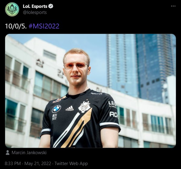 MSI 2022: Jankos tắt mode tấu hài, G2 Esports dễ dàng hạ gục SGB  - Ảnh 2.
