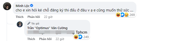 Zeros cũng "hỏi ké" liền bị đáp trả cực phũ - nguồn: Facebook Optimus