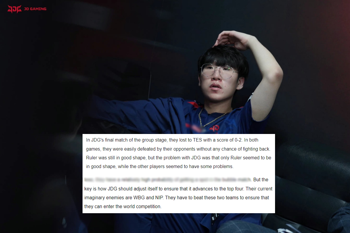 JDG của Ruler hứng chịu nhận xét đầy phũ phàng sau chuỗi trận thất vọng cùng cực- Ảnh 4. JDG của Ruler hứng chịu nhận xét đầy phũ phàng sau chuỗi trận thất vọng cùng cực- Ảnh 4.