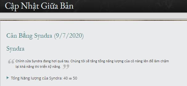 Đấu Trường Chân Lý: Bị sửa trong chưa đến 24h tại các máy chủ trên thế giới nhưng Syndra vẫn ngang nhiên tung hoành tại máy chủ Việt Nam - Ảnh 1. Đấu Trường Chân Lý: Bị sửa trong chưa đến 24h tại các máy chủ trên thế giới nhưng Syndra vẫn ngang nhiên tung hoành tại máy chủ Việt Nam - Ảnh 1.