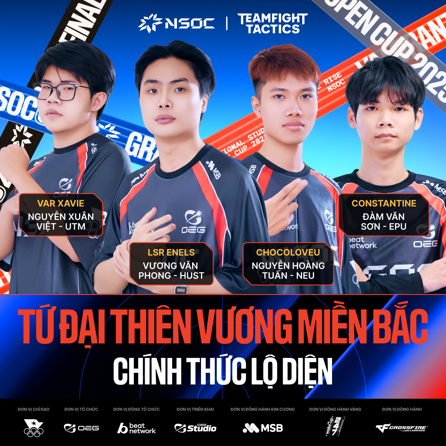 Điểm danh các đội tuyển và tuyển thủ tranh tài ở vòng Chung kết Quốc gia NSOC 2025- Ảnh 4.