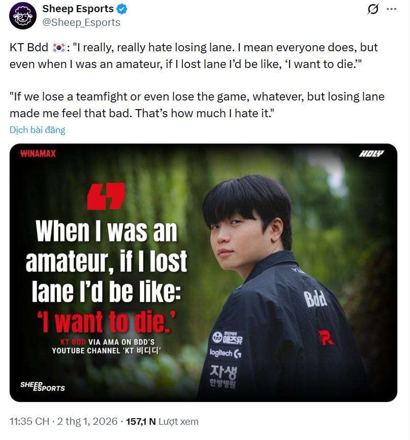 Á quân CKTG hé lộ một nỗi "ám ảnh" cực đoan, còn hơn cả thi đấu thất bại- Ảnh 2.