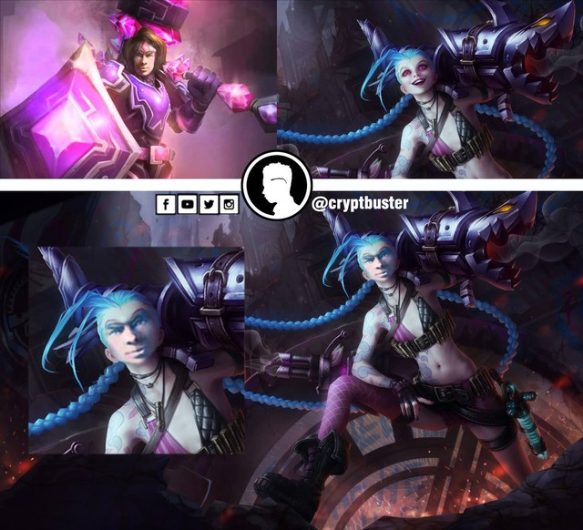 Chiêm ngưỡng những tác phẩm kết hợp giữa các vị tướng LMHT theo phong cách râu ông nọ cắm cằm bà kia - Ảnh 17.