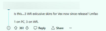 "Có phải... 3 skin độc quyền Tốc Chiến đã được ra mắt tới giờ? 1 cho PC và 3 cho Tốc Chiến"