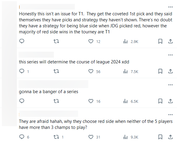 Khán giả cho rằng JDG thực sự đã run sợ khi chứng kiến trận T1 thắng LNG