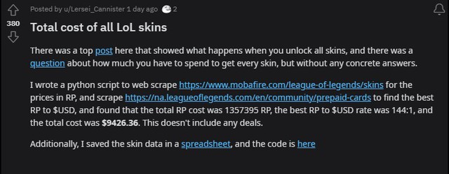 Gắn bó với LMHT nhiều năm, bạn có biết để mua hết skin trong game thì phải tốn kém bao nhiêu không? - Ảnh 3.