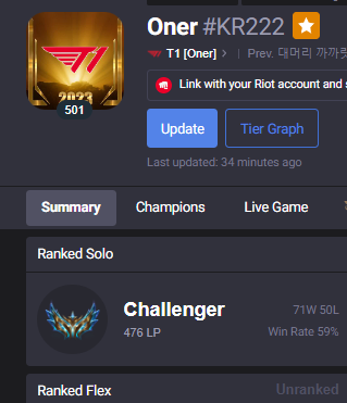 Oner đã lên Thách Đấu tối 02/02 (giờ Việt Nam)