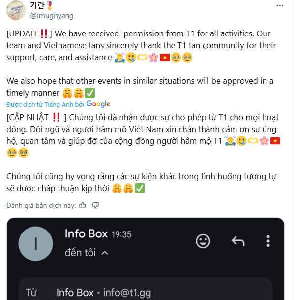 Thượng tầng T1 tiếp tục 